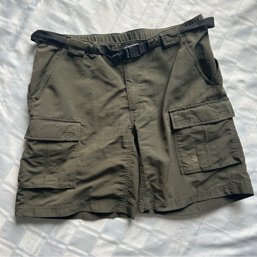 The North Face Green Cargo Pocket Shorts